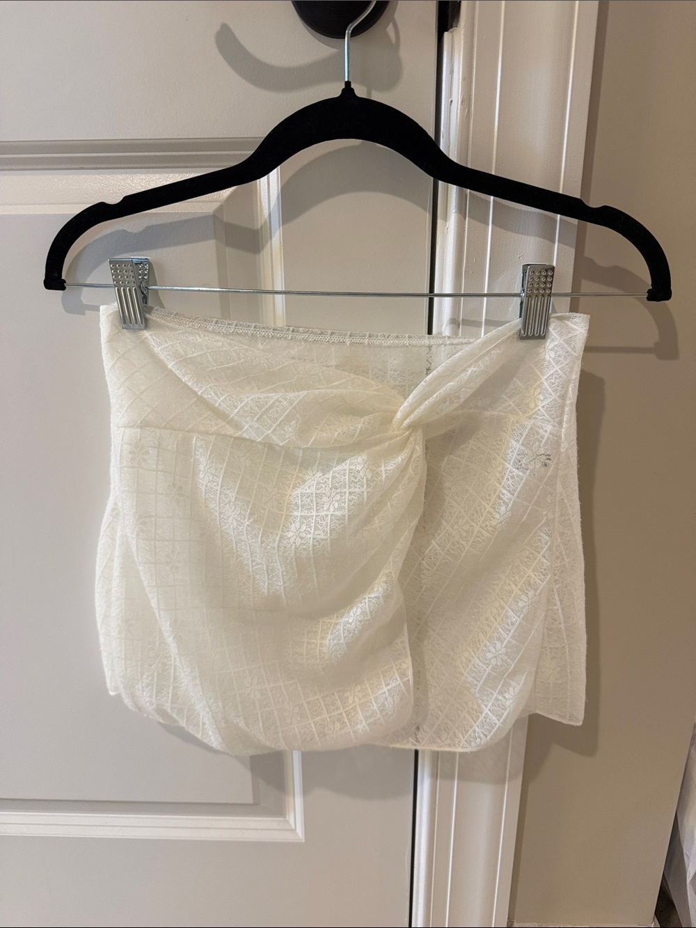 Asymmetrical Knot Cover up Skirt